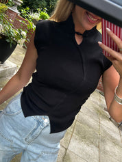 Top - Willow Zwart