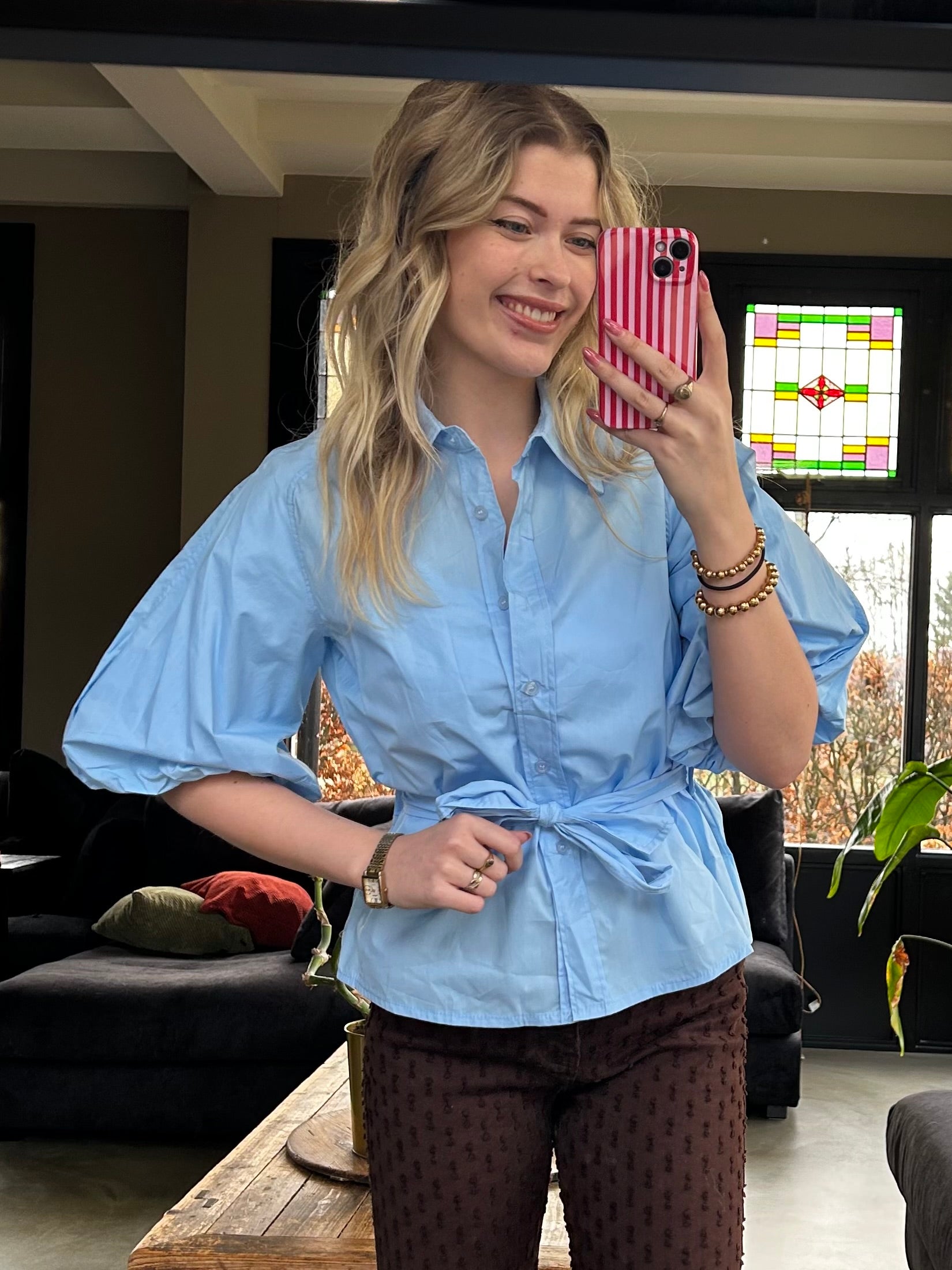 Blouse - Hanna Blauw