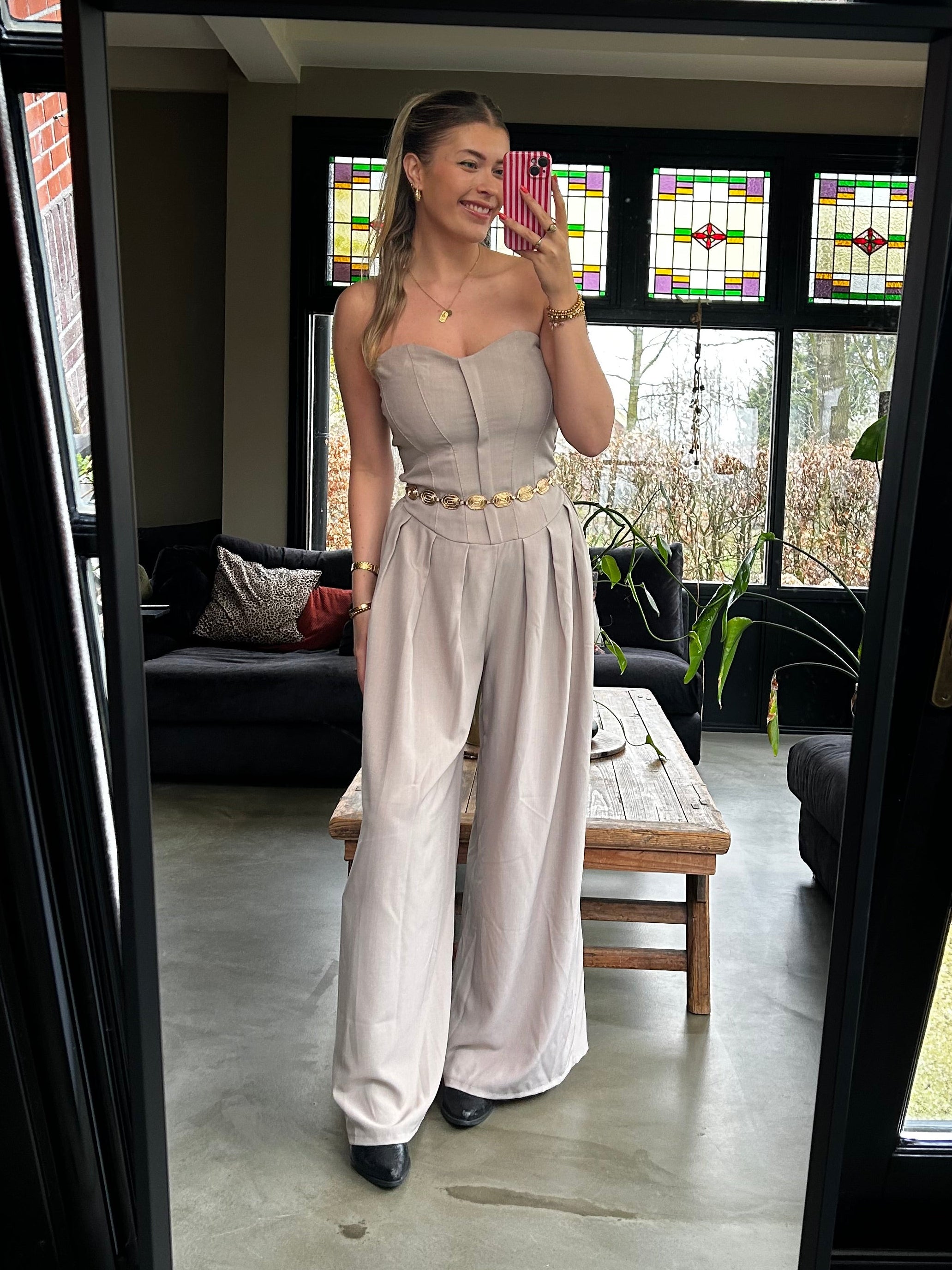 Jumpsuit - Leah Taupe