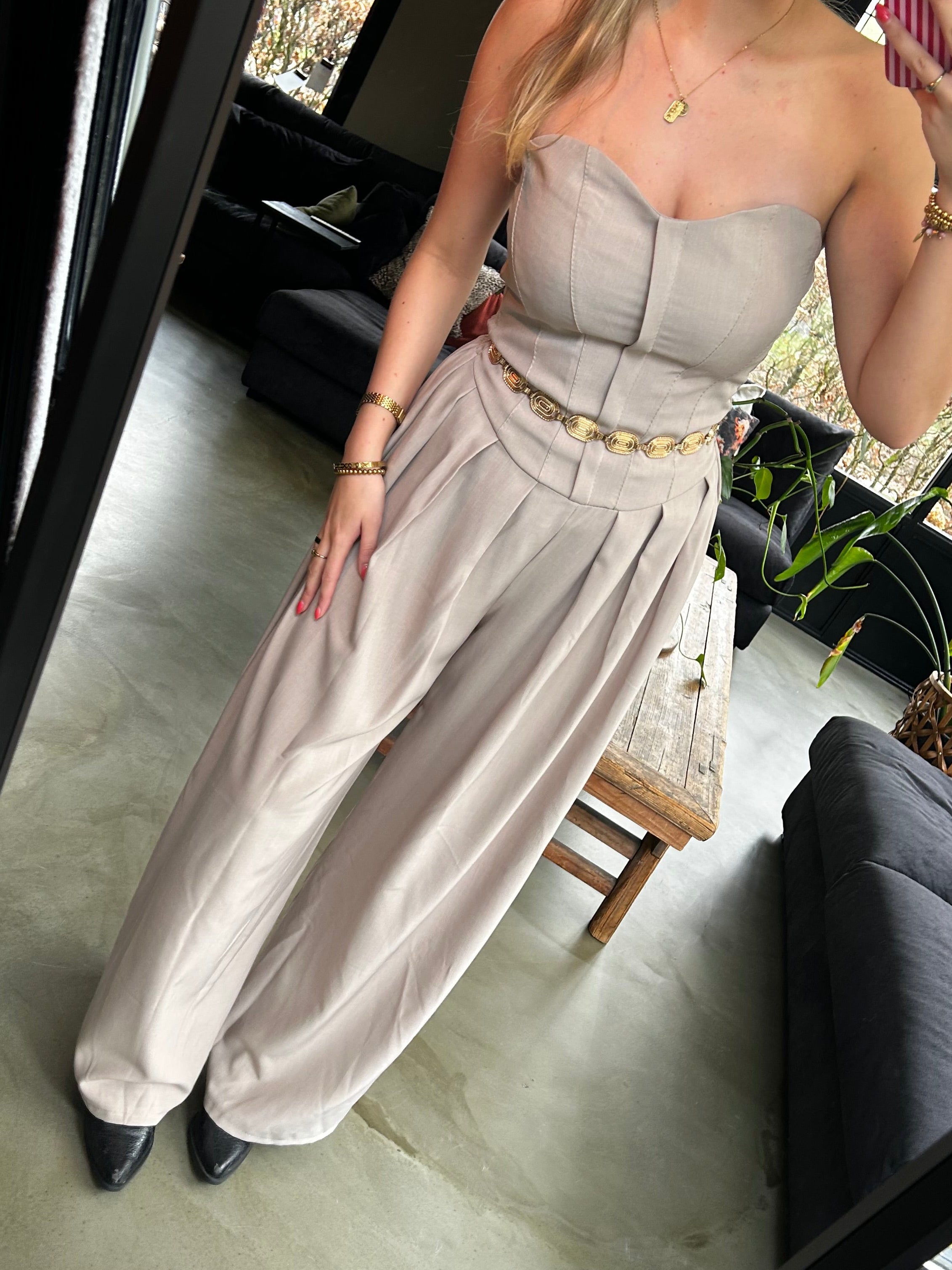 Jumpsuit - Leah Taupe