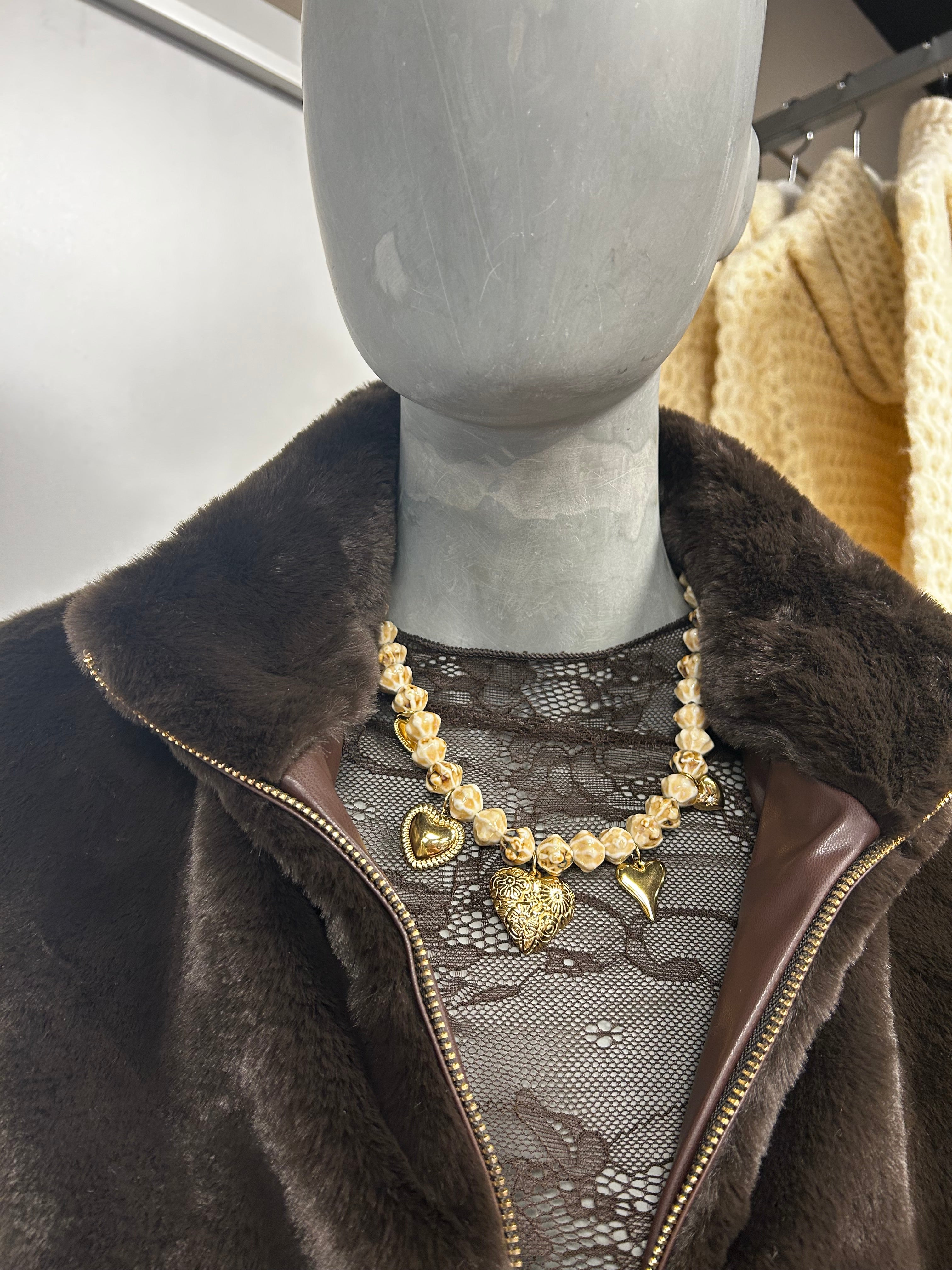 Ketting - Kralen met bedels